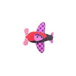 Button -  29mm Purple/Red Plane