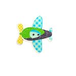 Button -  29mm Blue/Green Plane