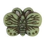 Button - 19mm Butterfly - Sage