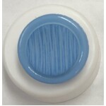 Button - 19mm Shank Texture Button - Light Blue