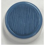 Button - 28mm Shank Texture Button - Steel Blue