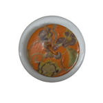 Button - 18mm Coconut Shell Floral Colour 28