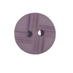 Button - 14mm Matt Cross - Purple
