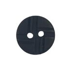 Button - 14mm Matt Cross - Black