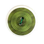 Button - 2 Hole Wavy Rings Green 25mm