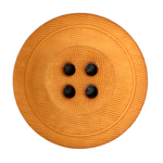 Button - 25mm Large Hole Sew Through - Tan