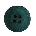 Button - 25mm Large Hole Sew Through - Dark Green