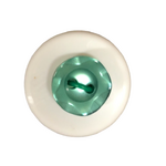 Button - 10mm  2/H Petal Edge - Dark Green