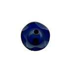 Button - 10mm  2/H Petal Edge - Navy