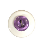 Button - 10mm  2/H Petal Edge - Purple
