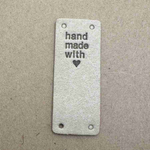 Rectangle Tag Natural Sand