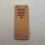 Rectangle Tag Warm Tan