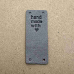 Rectangle Tag Charcoal Grey