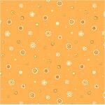 Sunburst Dot - Orange