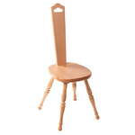 Spinning Chair - Natural Timber Finish