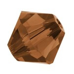 Swarovski - 4mm Smoked Topaz Pkt 10