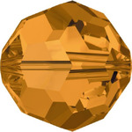 Swarovski Crystals - Topaz 6mm Round (2pcs)