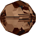 Swarovski Crystals - Smoked Topaz 6mm Round (2pcs)