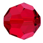 Swarovski Crystals - Scarlet 6mm Round (2pcs)