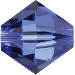 Swarovski Crystals - Sapphire 8mm Bicone (2pcs)