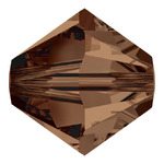 Swarovski Crystals - Smoked Topaz 4mm Bicone (8pcs)