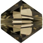 Swarovski Crystals - Smoky Quartz 4mm Bicone (8pcs)