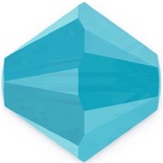 Swarovski Crystals - Turquoise 4mm Bicone (8pcs)