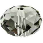 Swarovski Crystals - Black Diamond 5mm Briolette (2pcs)