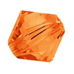 Swarovski - 4mm Orange Bicone - Pkt 10