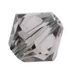 Swarovski - 4mm Black Diamond Bicone - Pkt 10