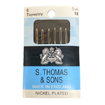 S. Thomas & Sons Tapestry Needles - Size 18 - 6pk