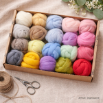 Corriedale Sliver Sample Pack