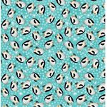 Fat Quarter - Snowville - Y3280-33 Penguins Aqua