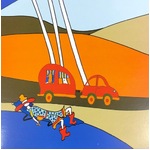 Tallfigs Caravan Blank Greeting Card