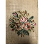 Trammed Tapestry - Small Roses Pink