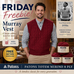 Free Pattern Download – Patons Murray Vest