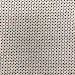 Fabric - White Black Dots 110cm