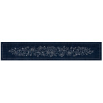 WF05 - Wildflower Bouquet Runner - Indigo
