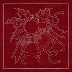 XM04-CH – Bells & Holly (Cherry Red)