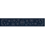 XM05-IN – Snowflakes Runner (Indigo)