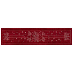 XM06-CH – Holly & Ribbon Runner (Cherry Red)