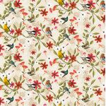 Fabric - Canto Digital Birds Y3228-11 Light Kh - ON SALE