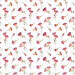 Fabric - Canto Flower Buds Y3231-01 White - ON SALE