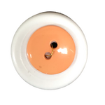 Button - 15mm Round Shiny Peach