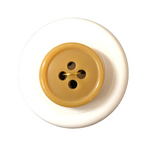 Button - 14mm Round 4 Hole Beige