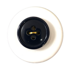 Button - 14mm Round 4 Hole Navy