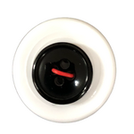 Button - 14mm Round 4 Hole Black