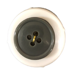 Button - 20mm Round 4 Hole Grey