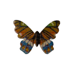 Button - 25mm Wooden Butterfly - Brown