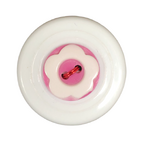 Button - 13mm Flower - Dark Pink